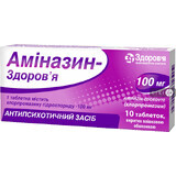 Аміназин-Здоров'я табл. в/плівк. обол. 100 мг блістер №10