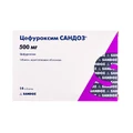Цефуроксим Сандоз табл. п/о 500 мг №14
