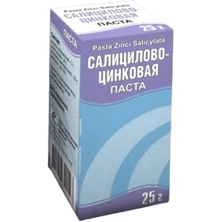 Паста саліцилово-цинкова, 25 г