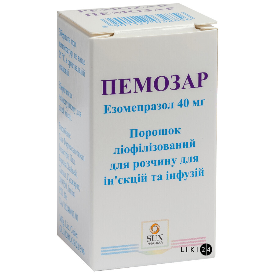 Пемозар порошок лиофил. д/р-ра д/ин. 40 мг фл.