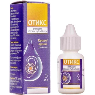 Отикс кап. ушн., р-р фл. 15 г