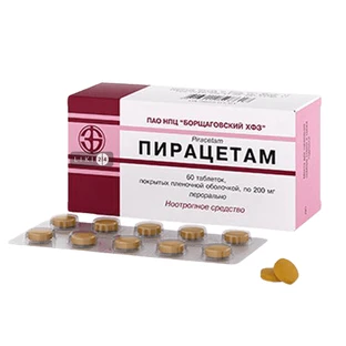 Пирацетам табл. п/о 0,2 г №60