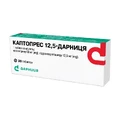 Каптопрес 12,5-Дарница табл. контурн. ячейк. уп. №20