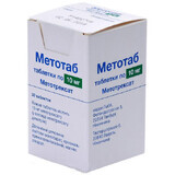 Метотаб табл. 10 мг фл., в пачці №30