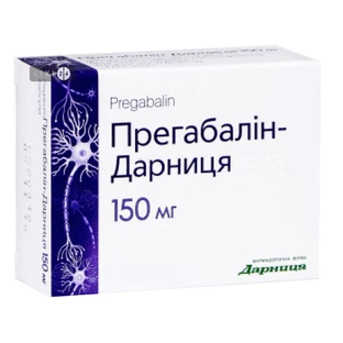 Прегабалін-дарниця капс. 150 мг контурн. чарунк. уп. №28