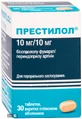 Престилол 10мг/10мг табл. в/плівк. обол. 10 мг/10 мг контейнер №30