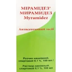 Мірамідез р-н спирт. д/зовн. застос. 0,1 % фл. 100 мл: ціни та характеристики