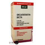 Оксаліплатін-віста пор. д/п р-ну д/інф. 50 мг фл.