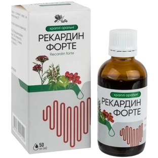 Рекардин Форте кап. орал. фл. с пробкой-капельницей 50 мл, в пачке