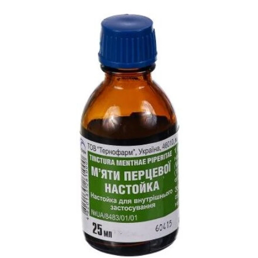Мяты перечной настойка, 25 мл: цены и характеристики