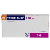 Тербізил табл. 250 мг блістер №14