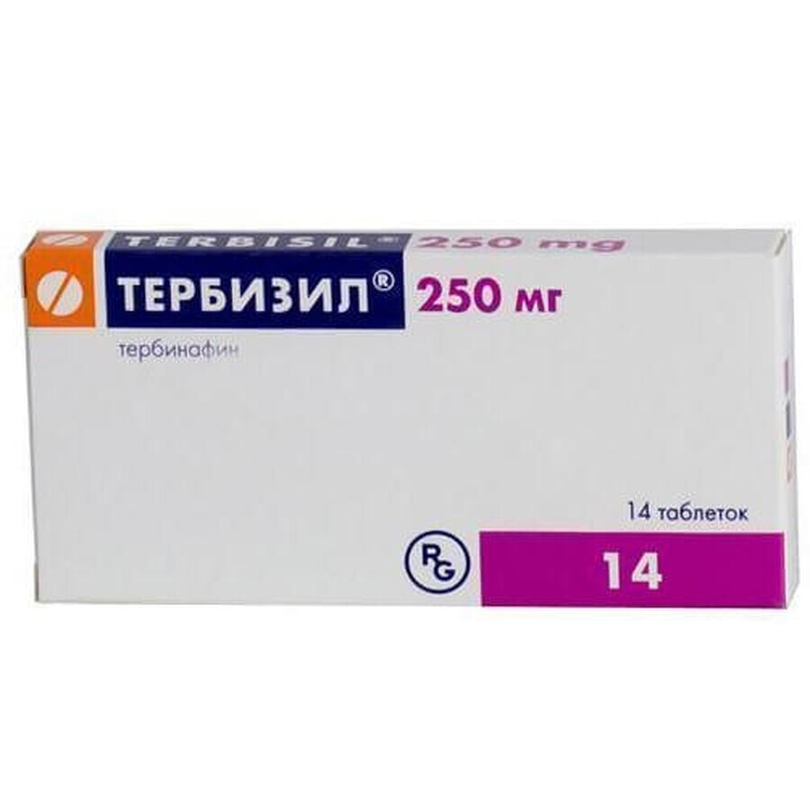 Тербизил табл. 250 мг блистер №14: цены и характеристики