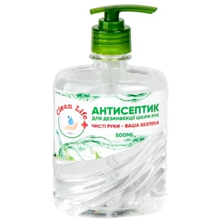 Средство антисептическое Clean life 500 мл