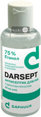 Антисептик для рук Дарниця DARSEPT c декспантенолом без аромату, 50 мл