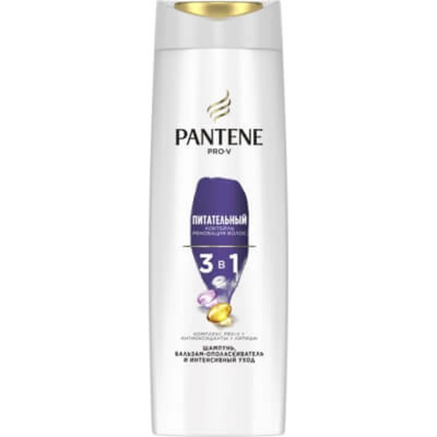 Шампунь Pantene Pro-V 3в1 Живильний Коктейль 360 мл: ціни та характеристики