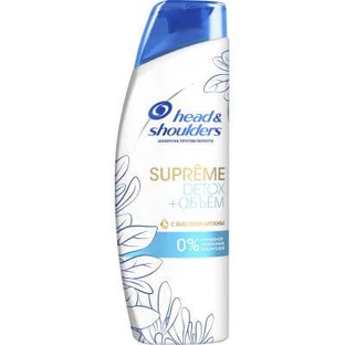 Шампунь против перхоти Head & Shoulders Supreme Detox + Объем с аргановым маслом 300 мл