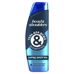 Гель для душа и шампунь Head & Shoulders Заряжающий Энергией 270 мл