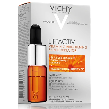 Интенсивная сыворотка-антиоксидант Vichy Liftactiv для восстановления кожи лица от признаков усталости, 10 мл: цены и характеристики