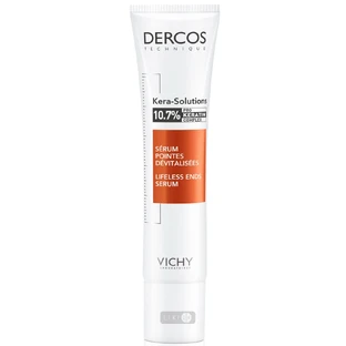 Питательная сыворотка Vichy Dercos Kera-Solutions с комплексом Про-Кератин для реконструкции кончиков поврежденных ослабленных волос, 40 мл
