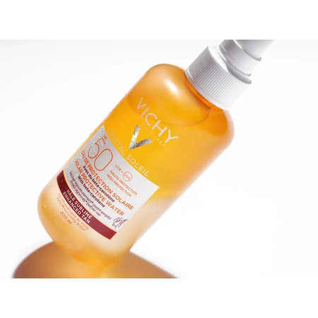 Спрей Vichy Capital Soleil, солнцезащитный водный, двухфазный, для лица и тела, с бета-каротином, SPF-50, 200 мл: цены и характеристики