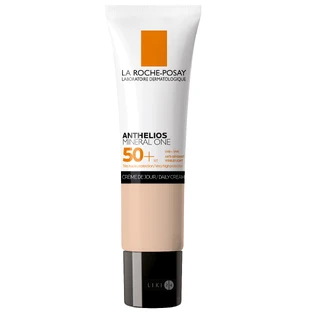 Тональний крем La Roche-Posay Anthelios Mineral One, сонцезахисний зволожуючий, для щоденного використання, SPF 50+, відтінок 01, 30 мл