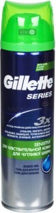 Гель для гоління Gillette Series Sensitive Skin для чутливої шкіри 200 мл