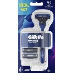 Станок для гоління Gillette Mach3 чоловічий з 2 змінними картриджами: ціни та характеристики