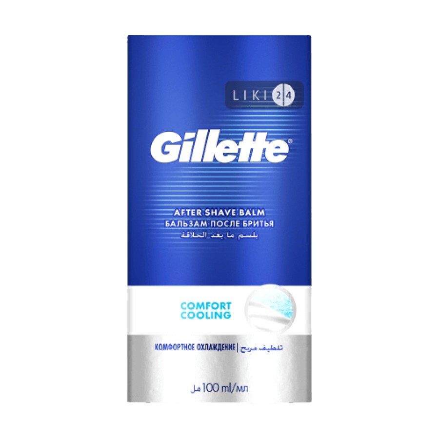 Бальзам після гоління Gillette Pro 2-в-1 Intense Cooling Інтенсивне охолодження 100 мл: ціни та характеристики