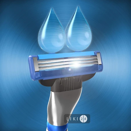 Станок для бритья Gillette Mach3 мужской с 4 cменными картриджами: цены и характеристики