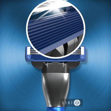 Станок для бритья Gillette Mach3 мужской с 4 cменными картриджами: цены и характеристики
