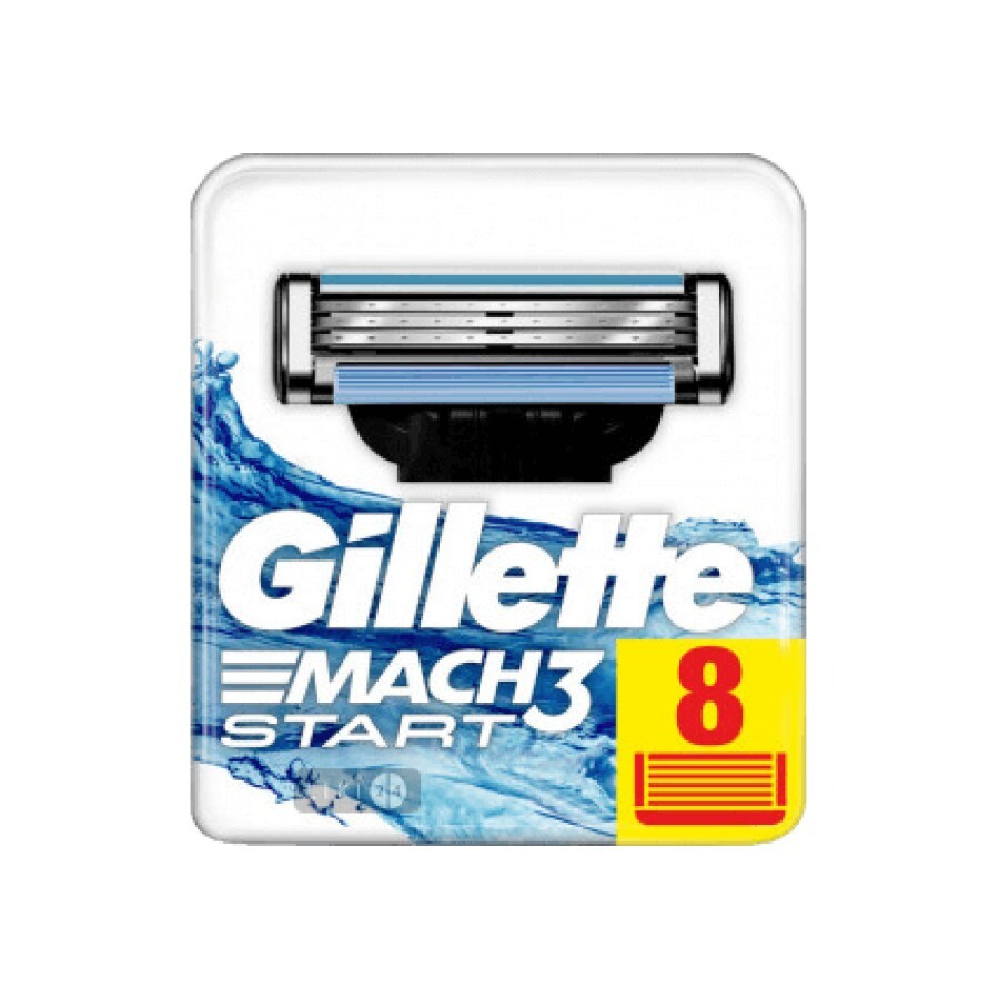 Змінні картриджі для гоління Gillette Mach 3 Start чоловічі 8 шт: ціни та характеристики