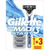 Станок для гоління Gillette Mach3 Start чоловічий з 3 змінними картриджами