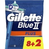 Одноразовые станки для бритья Gillette Blue 2 Plus мужские 10 шт
