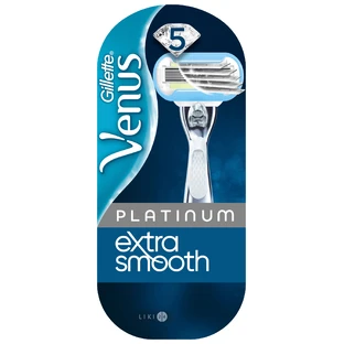 Станок для бритья Venus Platinum Extra Smooth женский с 1 сменным картриджем