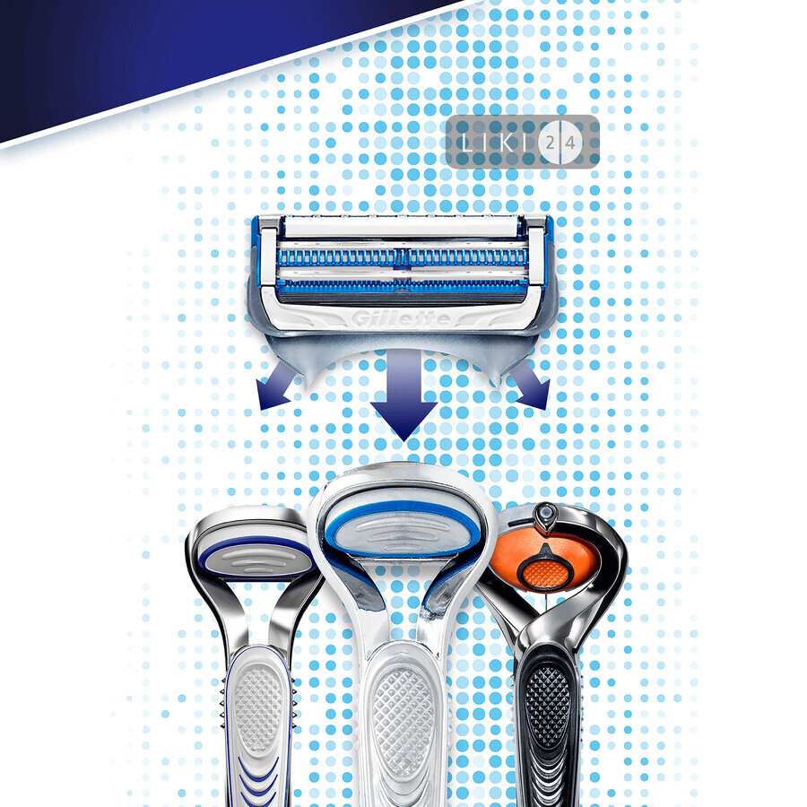 Станок для гоління Gillette SkinGuard Sensitive чоловічий з 2 змінними картриджами: ціни та характеристики