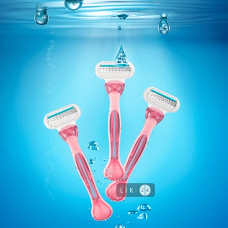 Одноразові станки для гоління Venus Smooth Sensitive жіночі 3 шт: ціни та характеристики
