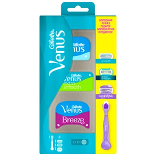 Подарочный набор Venus Бритва Venus Breeze + 3 сменные кассеты