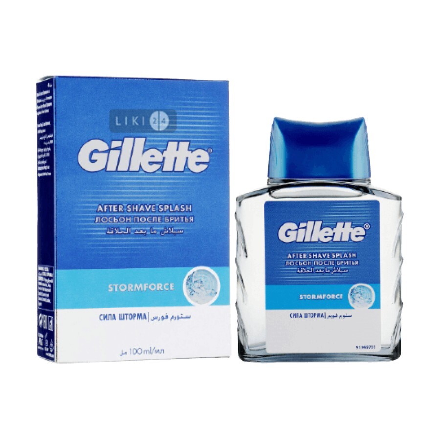 Лосьйон після гоління Gillette Stormforce 100 мл: ціни та характеристики