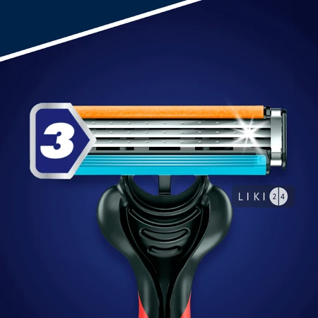Одноразові станки для гоління Gillette Blue 3 Red Nitro чоловічі 6 шт: ціни та характеристики