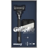 Подарочный Набор Gillette Mach3 граниченная Серия Бритва Gillette Mach3 с черной ручкой + Подставка для бритвы