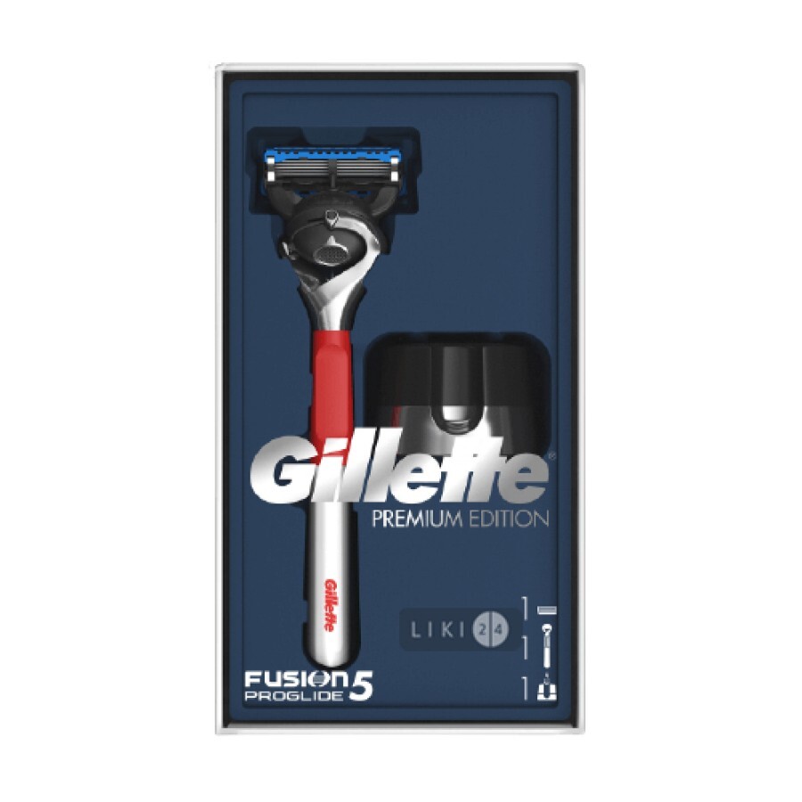 Подарунковий набір Gillette Бритва Fusion5 ProGlide + Магнітна підставка: ціни та характеристики