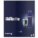 Подарунковий набір Gillette Гель для гоління Fusion UltraSensitive 200 мл + Засіб після гоління Sensitive 75 мл