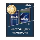 Набір Gillette Series Sensitive Піна для гоління 250 мл + Бальзам Sensitive Skin після гоління 100 мл