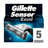 Змінні картриджі для гоління Gillette Sensor Excel чоловічі 5 шт