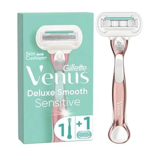 Бритва жіноча Gillette Venus Extra Smooth Sensitive RoseGold з 1 змінним картриджем, 1 шт
