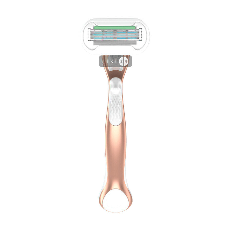 Станок для гоління Venus RoseGold Extra Smooth жіночий з 3 змінними картриджами: ціни та характеристики