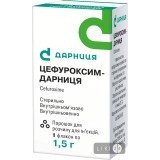 Цефуроксим-Дарниця, порошок для розчину для ін`єкцій по 1,5г у флаконах №1