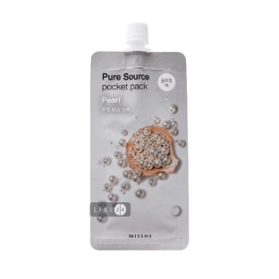 Ночная маска для лица Missha Pure Source Pocket Pack Pearl, 10 мл