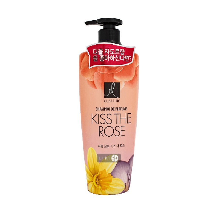 Парфумований шампунь LG Elastine Поцілунок троянди 600 мл: ціни та характеристики