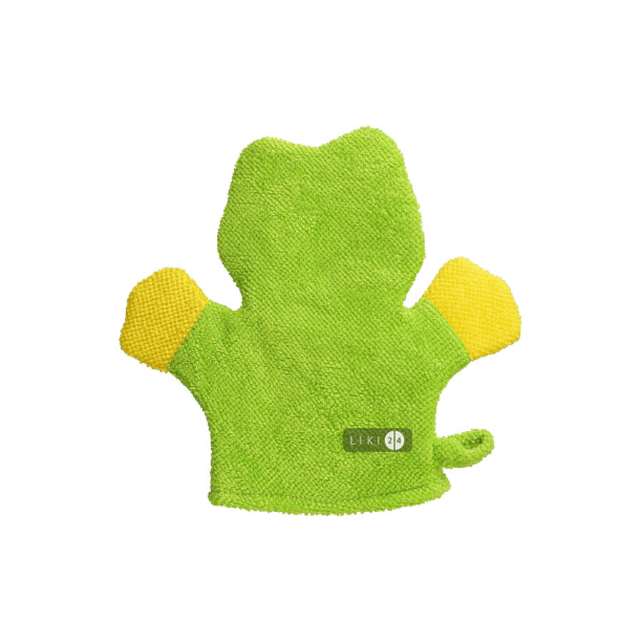 Губка банна Honey Bunny дитяча рукавичка жабка: ціни та характеристики